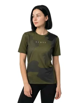 Maglia A Maniche Corte Trail Vertic Camo - Scott - FashionsVida