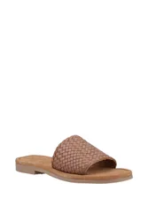 Women's Hetty Slide Sandal in Tan Size: 4 - Tan - Size: 4