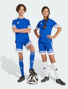Short Squadra 25 Junior 9-10A Royal Blue / White - Adidas - FashionsVida