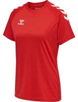 T-shirt à Manches Courtes Hmlcore Xk Core Poly True Red M - Hummel - FashionsVida