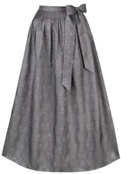 Dirndlschürze Aline (graphit, Gr. 1 (34-38)) von für Damen, Dirndlschürzen, 100% Polyester