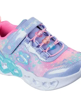Sneaker Light Infinite Heart Ligh Lavender Sparkle Mesh / Multi Trim EU 33 - Skechers - FashionsVida