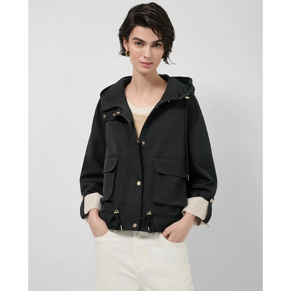 Cazadora de mujer en tejido técnico - Roberto Verino - FashionsVida