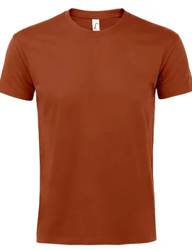 Mens Imperial Heavyweight Short Sleeve T-Shirt (Terracotta) - Multicolour Cotton - Size 2xl - SOLS - FashionsVida