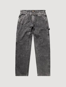 Acid Wash Denim Carpenter Jean - ARIES - FashionsVida