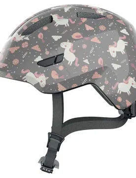 Casco Junior Smiley 3.0 Grey Horse - ABUS - FashionsVida