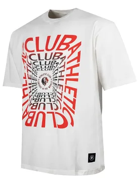 T-shirt à Manches Courtes Unique Tub White XL - Athletic Club - FashionsVida