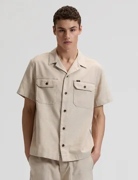 Camisa de hombre de manga corta de corte relaxed - Lee - FashionsVida