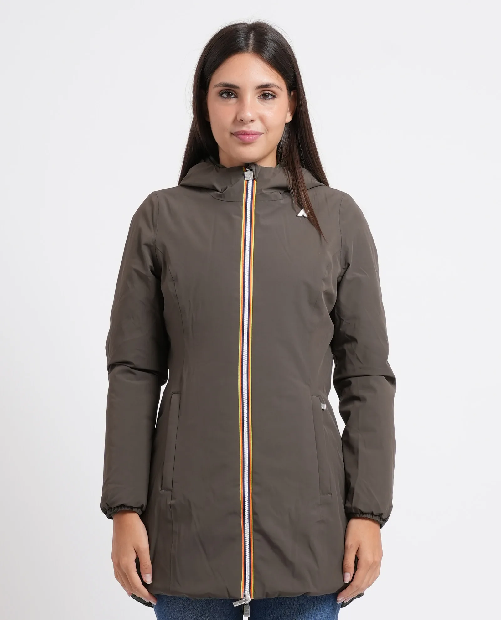 K-Way Giacconi Nero/verde - K-way - FashionsVida