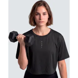 Camiseta de manga corta crop para mujer Performance SS26