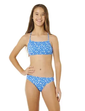 Bikini Surf Puff Floral Deep Blue 16 Années Fille - Rip curl - FashionsVida
