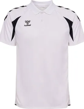Polo à Manches Courtes Core 2.0 White / Black XL - Hummel - FashionsVida