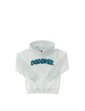 Felpa con cappuccio BIANCO 10A - DISCLAIMER - FashionsVida