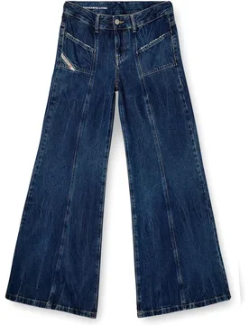Vaquero campana de mujer con bolsillos parche - Diesel - FashionsVida