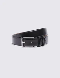 MOSS Leather Smart Belt Black male