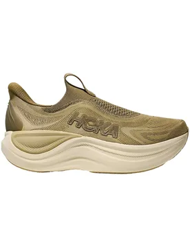 Chaussures de récupération - Skyward Laceless M Grassland/Wild Mushroom - Taille 44 - Marron - Hoka - FashionsVida