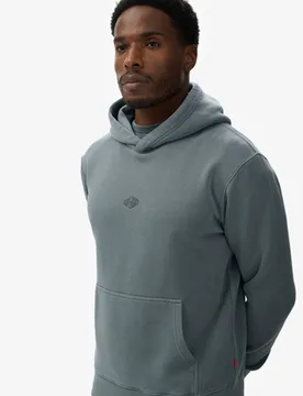 Superdry Herren Baumwolle Gesticktes Micro Logo Kapuzenpullover Lockere Passform, Blau, Größe: XXXL - 79.99 - FashionsVida