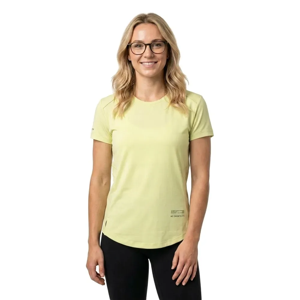Maglietta A Maniche Corte Endurance Tech Pastel Yellow L - Scott - FashionsVida