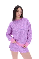 Peyton Oversized Striped Hoodie - XS