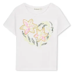 T-shirt à Manches Courtes U21934 White 4 Années Fille