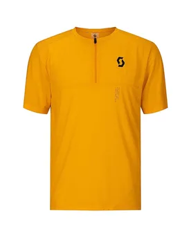 Herren Radshirt Vertic Zip orange M M - Scott - FashionsVida