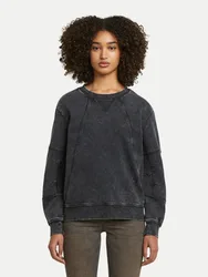 Sweatshirt Washed 3D Schwarz S
