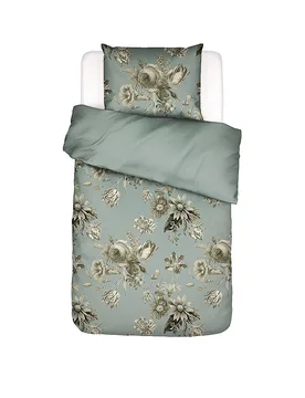 Ropa de cama de satén FLOREAN 70x90cm/140x200cm Dusty Deal menta - Essenza - FashionsVida