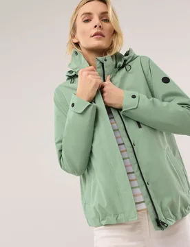 Aquastop Jacke, normale Größen#Kurzgrößen, Farbe Grün, 44, garantiert wasser- und winddicht atmungsaktiv Damen - Walbusch - FashionsVida