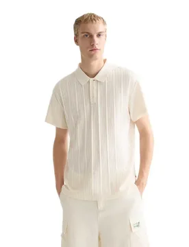Polo à Manches Courtes 182269 Relaxed Fit Eggnog XL - Scotch & Soda - FashionsVida