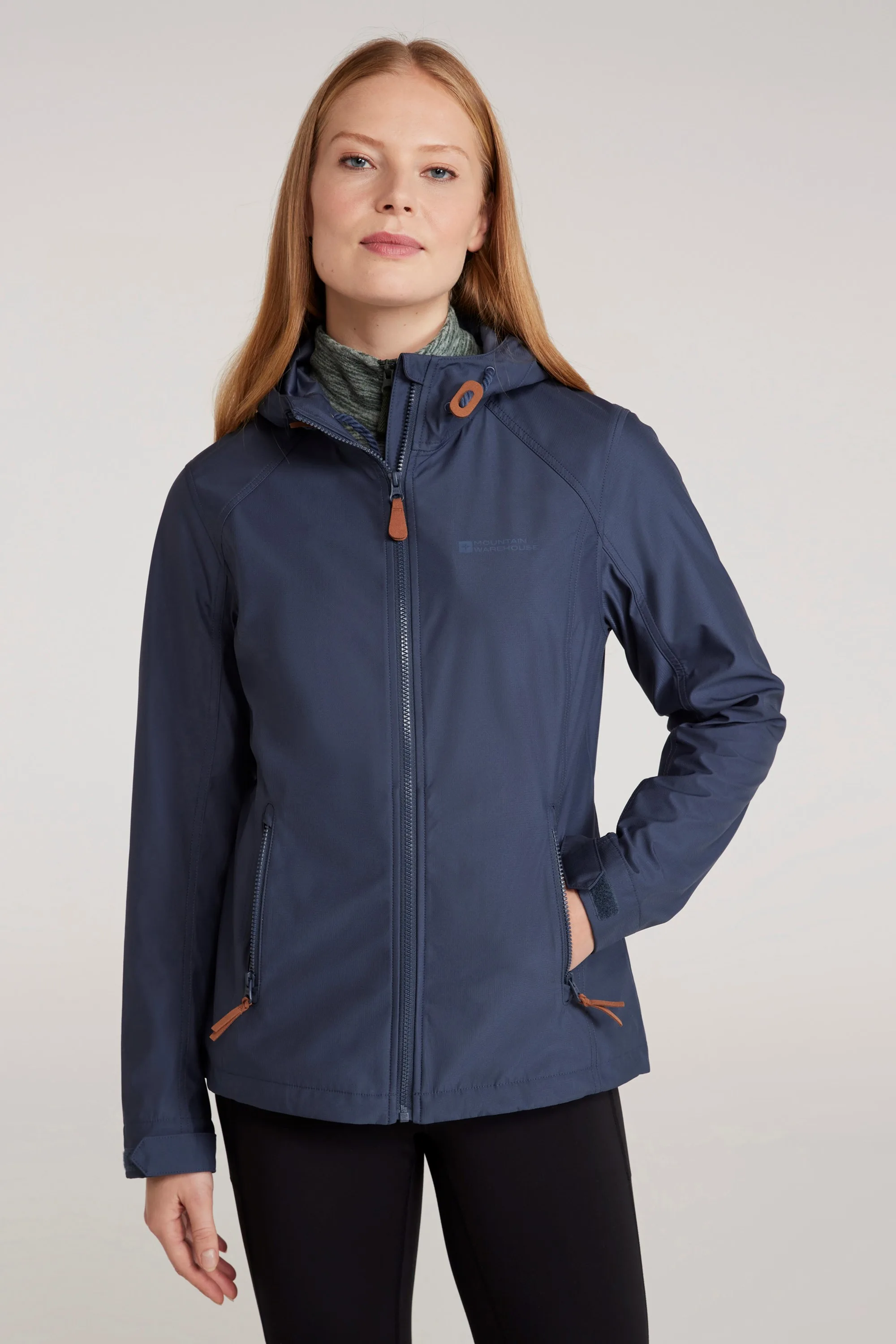 Iona Womens Softshell Jacket - Grey - Grey - Size: 12 - Mountain Warehouse - FashionsVida
