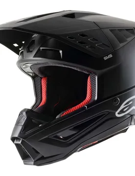 Casco Moto Cross Enduro S-M5 SOLID 22.06 Nero Op taglia 2X - Alpinestars - FashionsVida