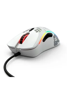 Souris Gaming Model D Glossy White One Size unisex - Glorious - FashionsVida