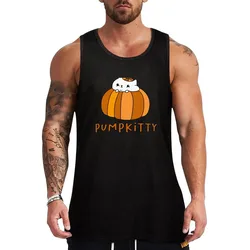 PUMPKITTY Tank Top Work Casual Tank Top Durable Sleeveless Top