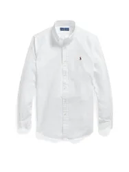 POLO Hemd Custom Fit weiss S Herren