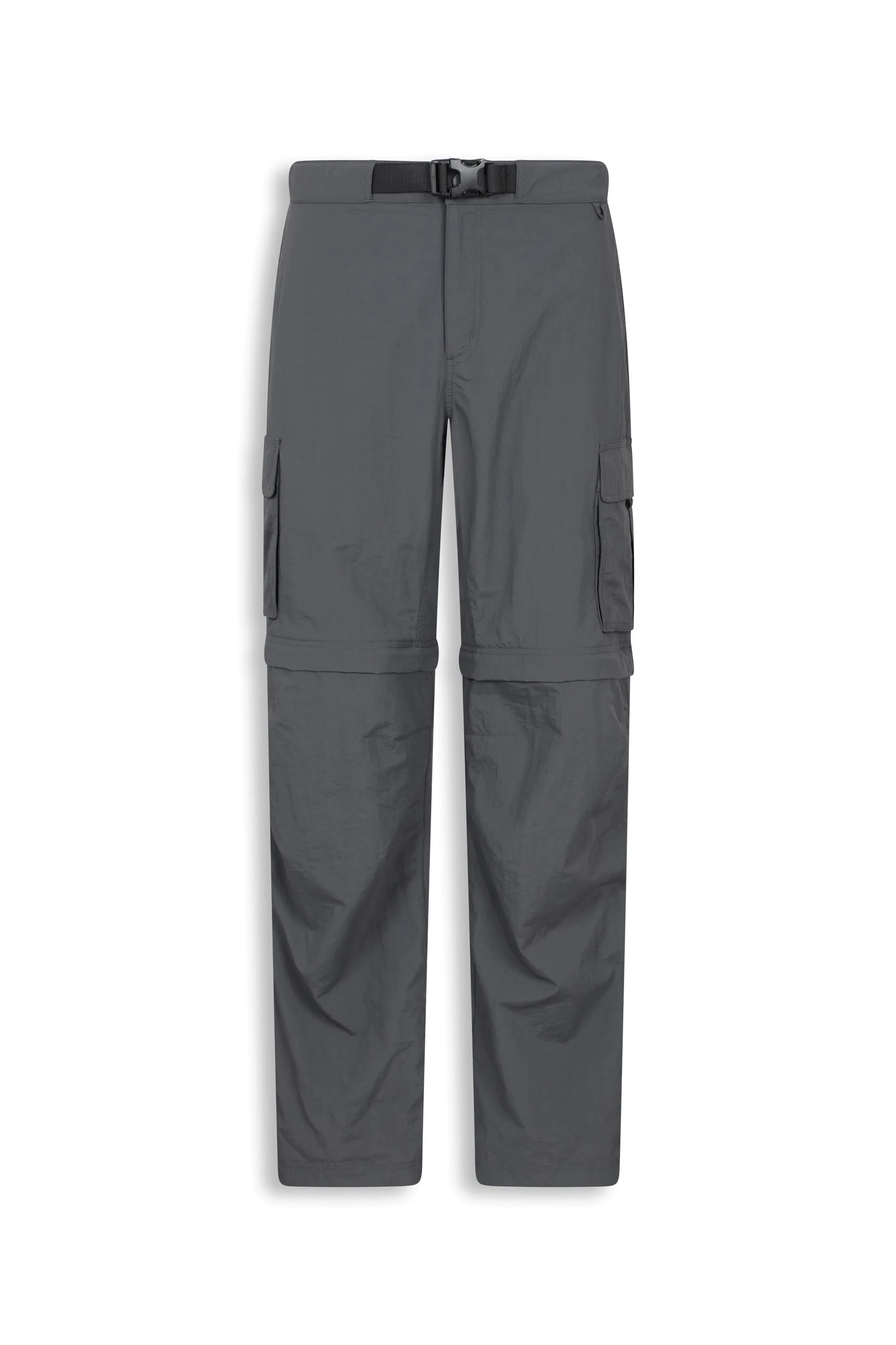Camp Cargo Mens Zip-Off Pants - Grey - Grey - Size: W40 - EMS - FashionsVida
