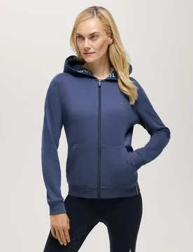 Damen Zipup Hoodie BEVERLY faded indigo S - Tommy hilfiger - FashionsVida