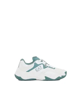 Ea7 Emporio Armani Baskets X8x248_xk445 White / Green / Silver EU 43 1/3 Homme - Giorgio Armani - FashionsVida