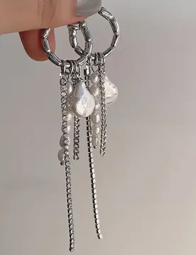 Korea Fashion Baroque Irregular Pearl Tassels C Shape Dangle Earring for Women Exquisite Unique Design Party Jewelry Gift - Aliexpress - FashionsVida