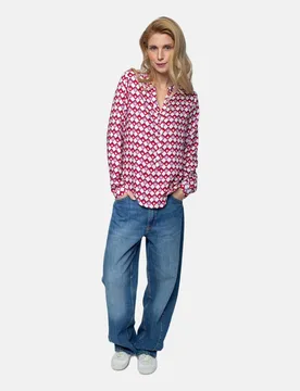 Damenbluse Easy Rot 40 - Emily van den Bergh - FashionsVida