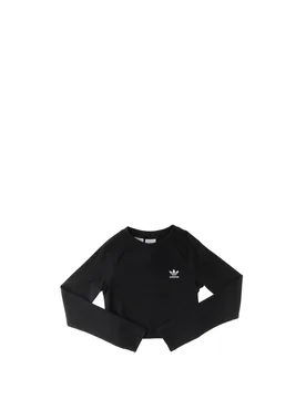 T-shirt girocollo NERO 11-12A - Adidas - FashionsVida