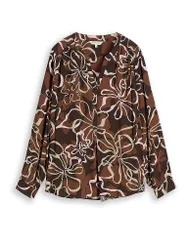 Blouse-chemise marron 34