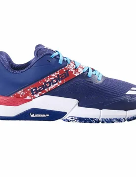 Movea 2 Padel Shoes Dark Blue / Chili Red UK 9 - Babolat - FashionsVida