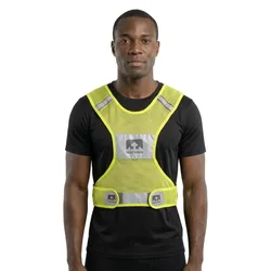 Streak Vest Neon Yellow L-XL Men