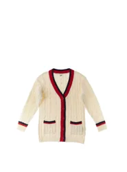 IDO Cardigan Scollo a V AVORIO S