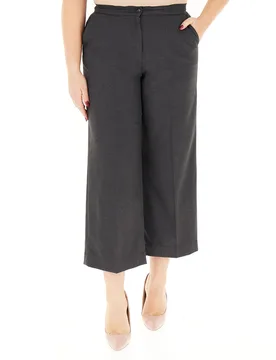 Pantalone wide leg COLLECTION ANTRACITE 56 - ELENA MIRO' - FashionsVida