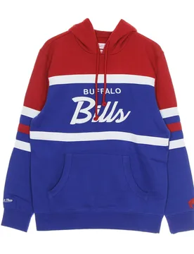 Felpa Cappuccio Uomo Nfl Head Coach Hoody Bufbil Original Team Colors - Mitchell & Ness - FashionsVida