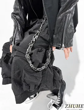 ZHUHE Heavy Machinery Pants Chain In Vyberpunk Dtyle Is A Gift For Men's And Women's Jewelry Accessories And Party - Aliexpress - FashionsVida