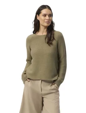 Julia Sweater Khaki M Women - Redgreen - FashionsVida