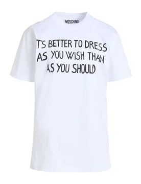 Camiseta Mujer Blanco XXS Mujer - Moschino - FashionsVida