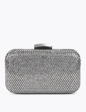 Embellished Chain Strap Clutch Bag Silver female - Kurt geiger - FashionsVida